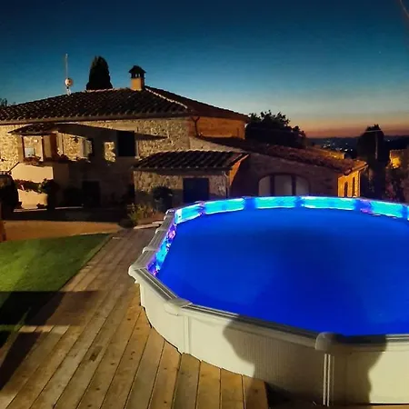 דירה Sunset Valley - A Tuscan Experience צ'יביטלה אין ואל די קיאנה