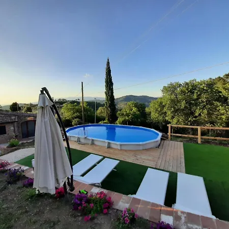 דירה Sunset Valley - A Tuscan Experience צ'יביטלה אין ואל די קיאנה